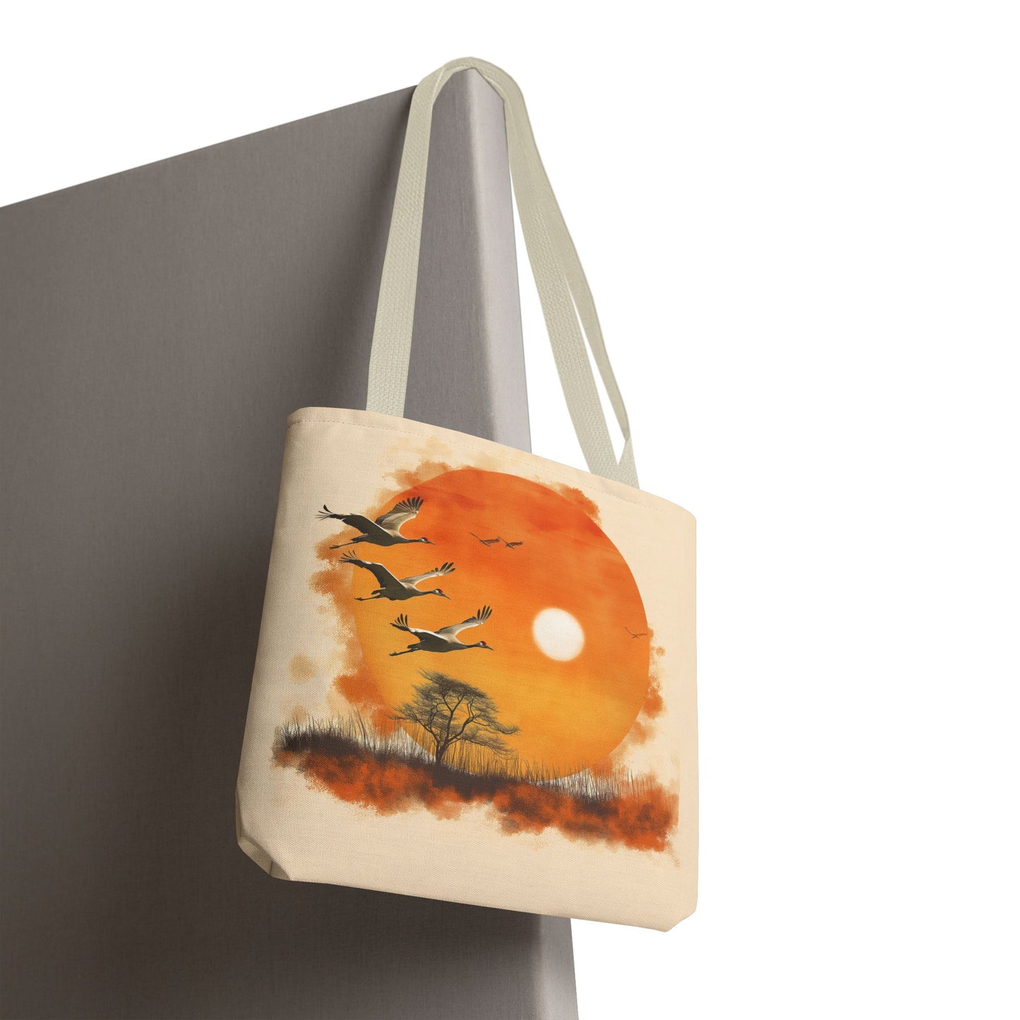 Flying Cranes Tote Bag