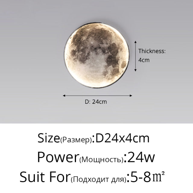 Moon LED Wall Light - Tortuna