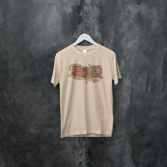 Sow Grow Reap Repeat graphic T-shirt - Tortuna