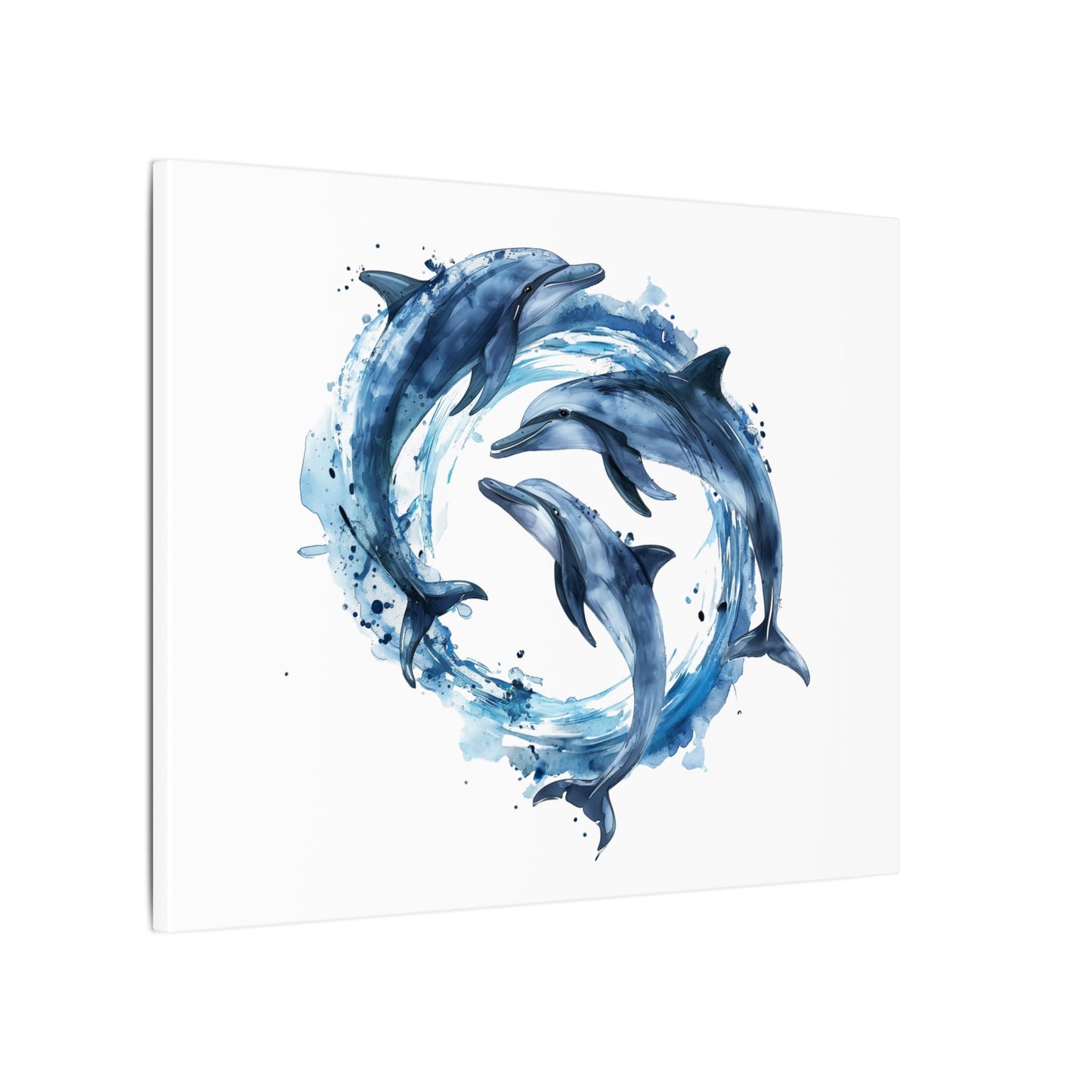 Dolphins Playing - Nautical Wall Decor