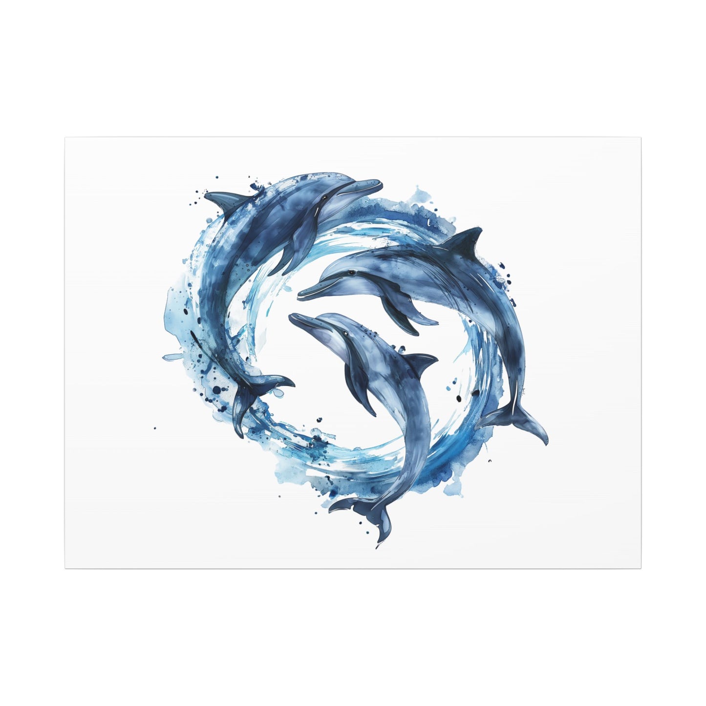 Dolphins Playing - Nautical Wall Decor