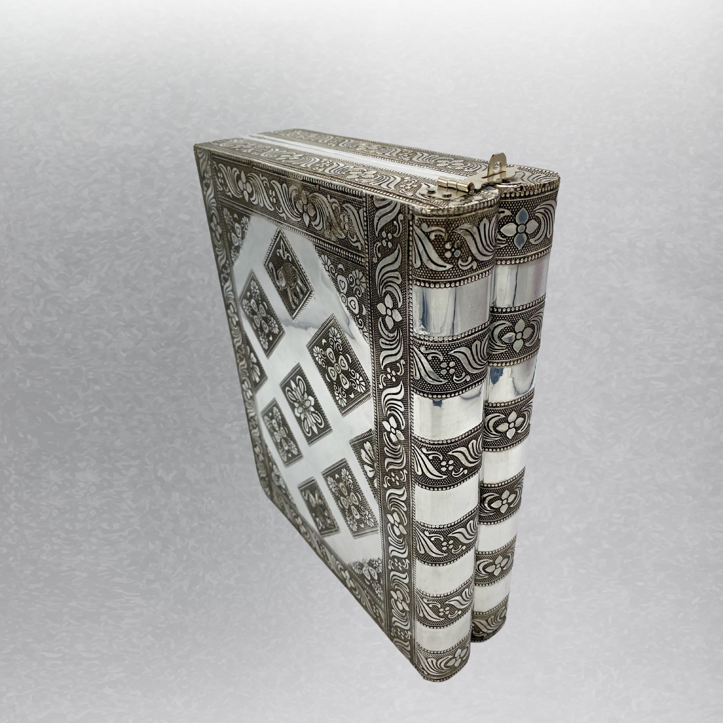 Indian Jewelry Box with Book-like design and latch