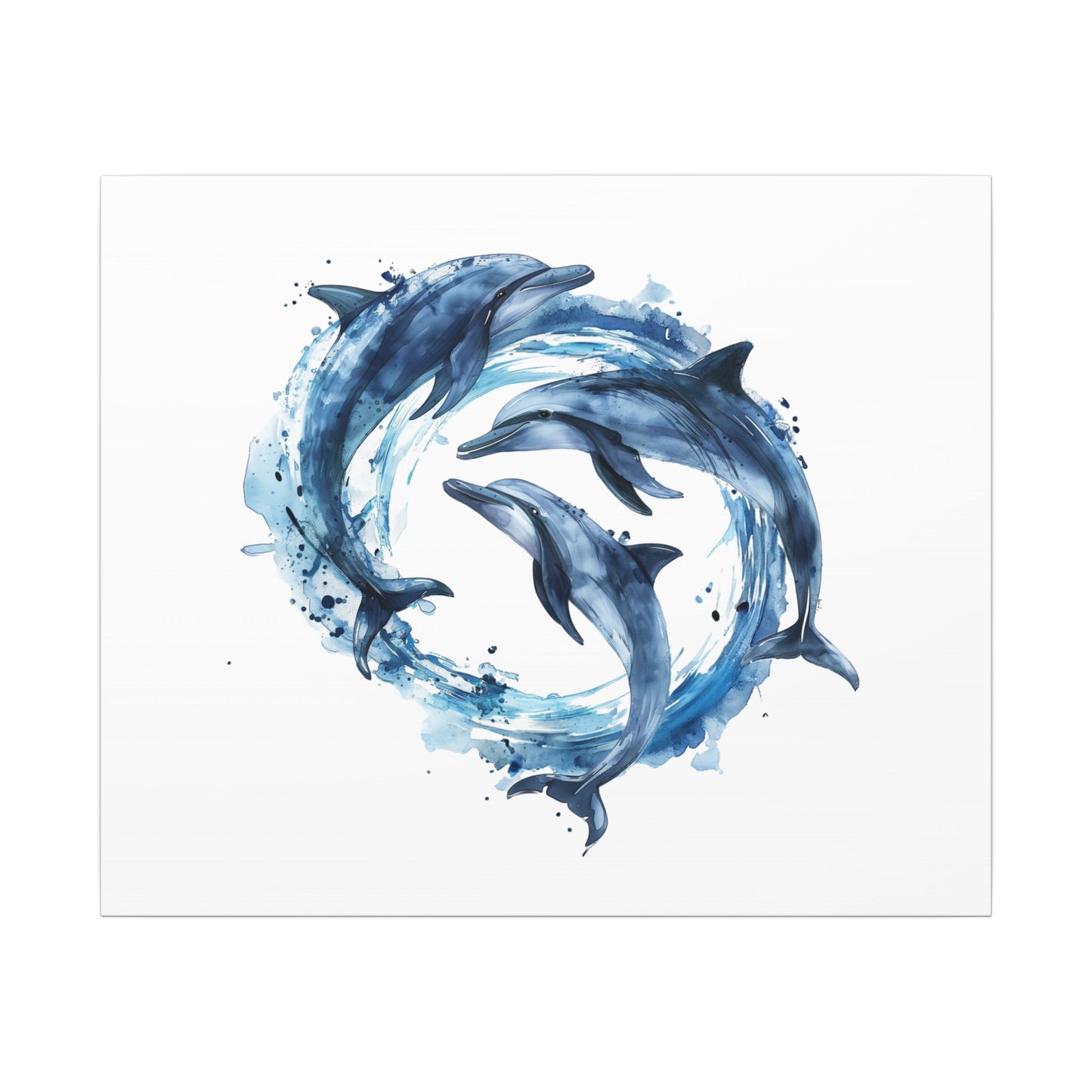 Dolphins Playing - Nautical Wall Decor