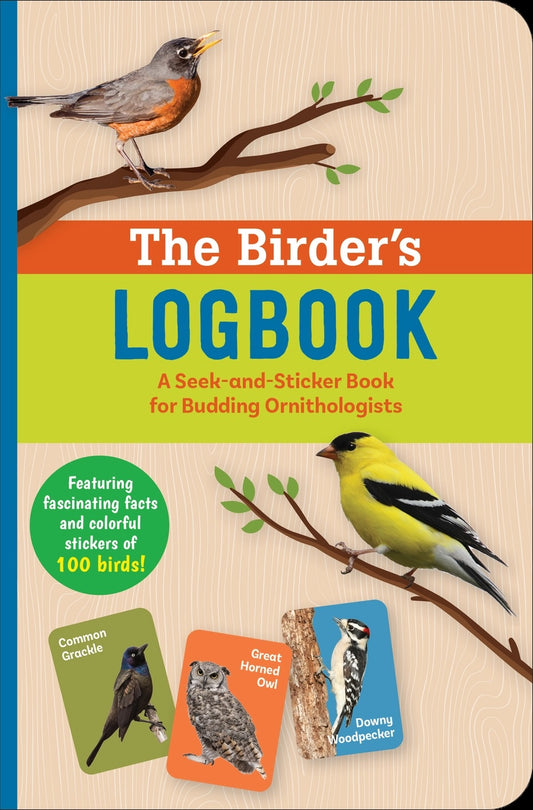 Birders Logbook Seek and Sticker Book for Budding Orinthologists