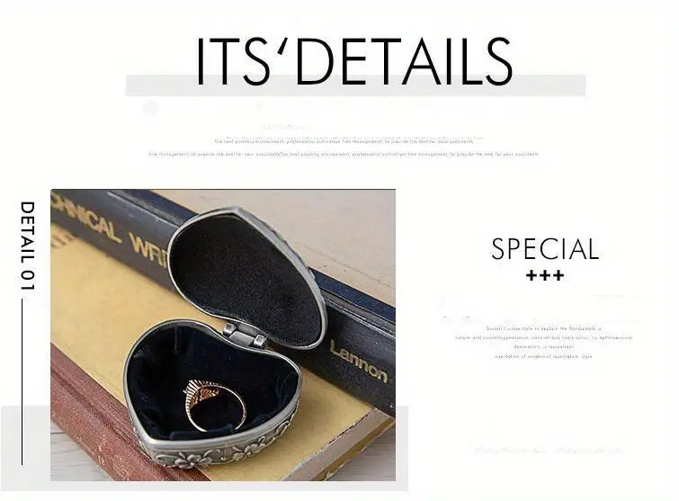 Heart Shaped Ring Box