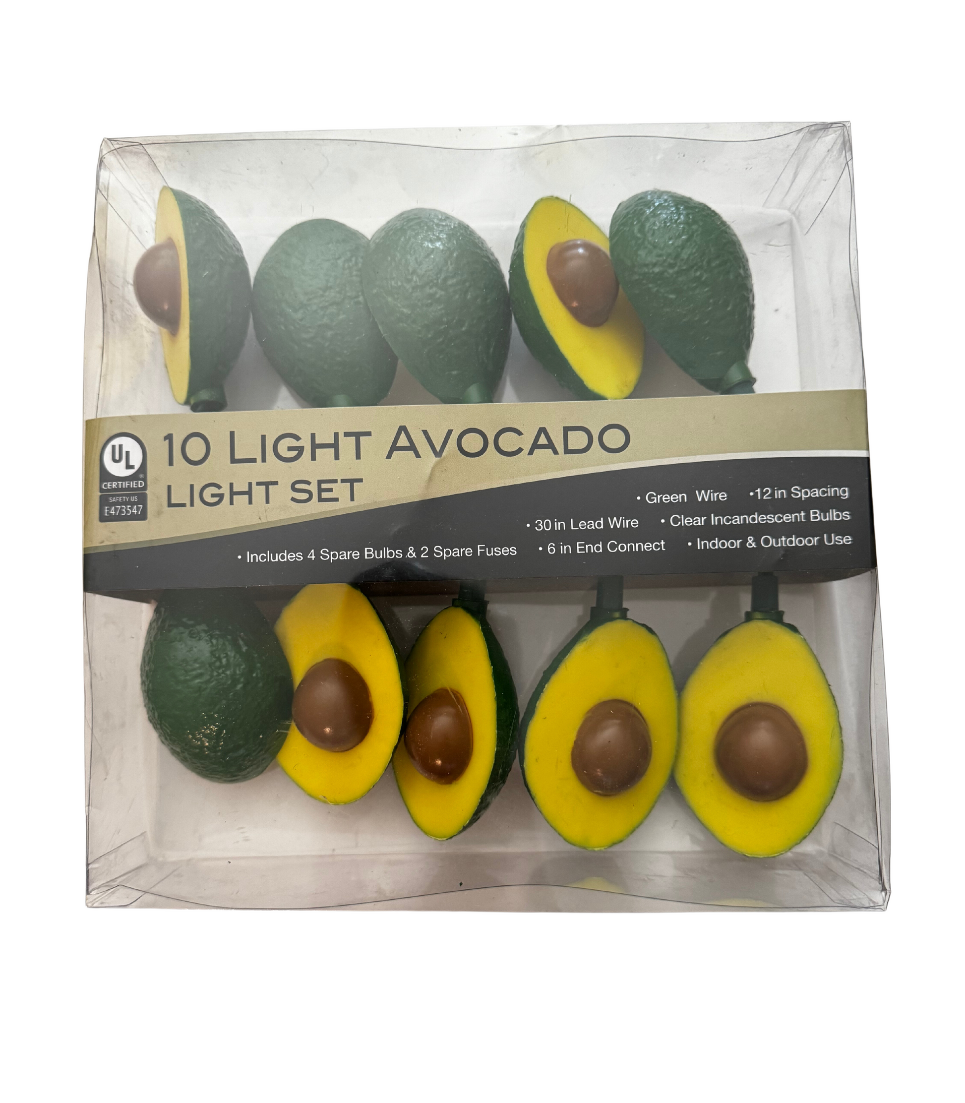 avocado light set in package - Kurt S. Adler 