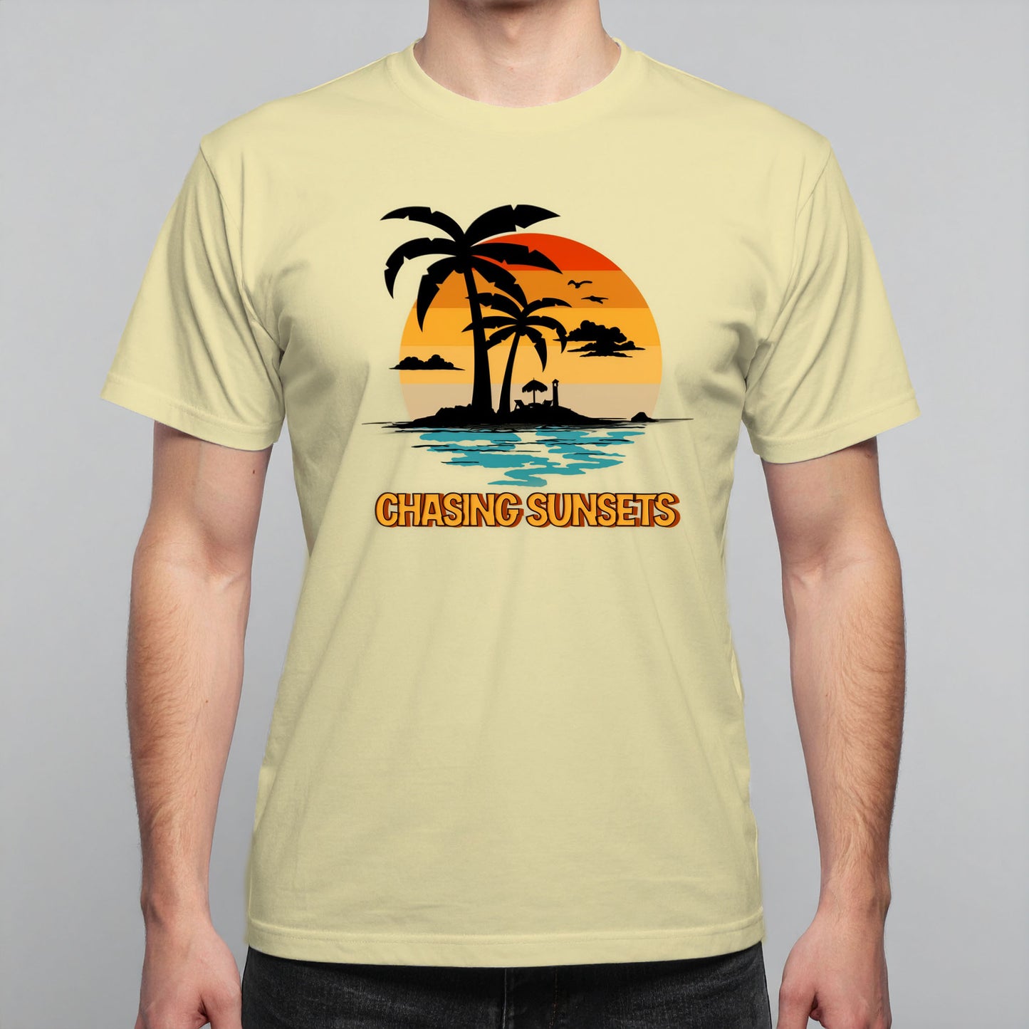 Chasing Sunsets Tropical T-shirt