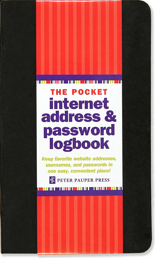 The Pocket Internet Address and Password Logbook - Tortuna