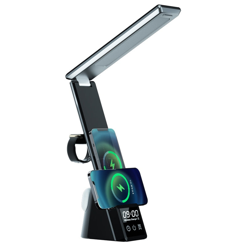 LED Desk Lamp Wireless Charger - Tortuna