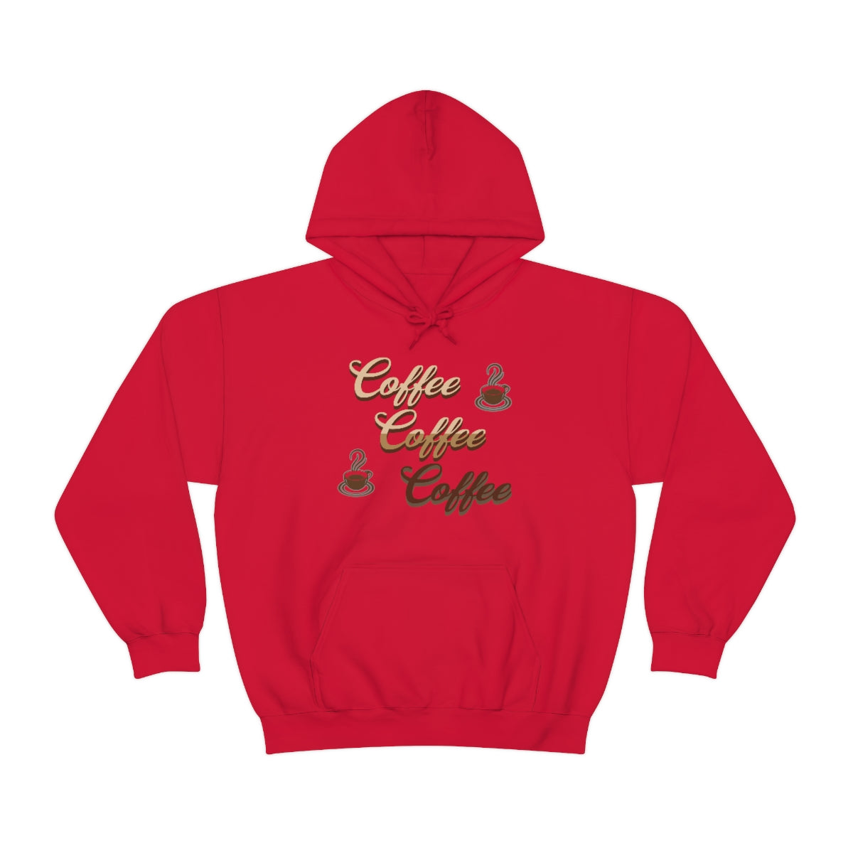 red coffee coffee coffee hoodie