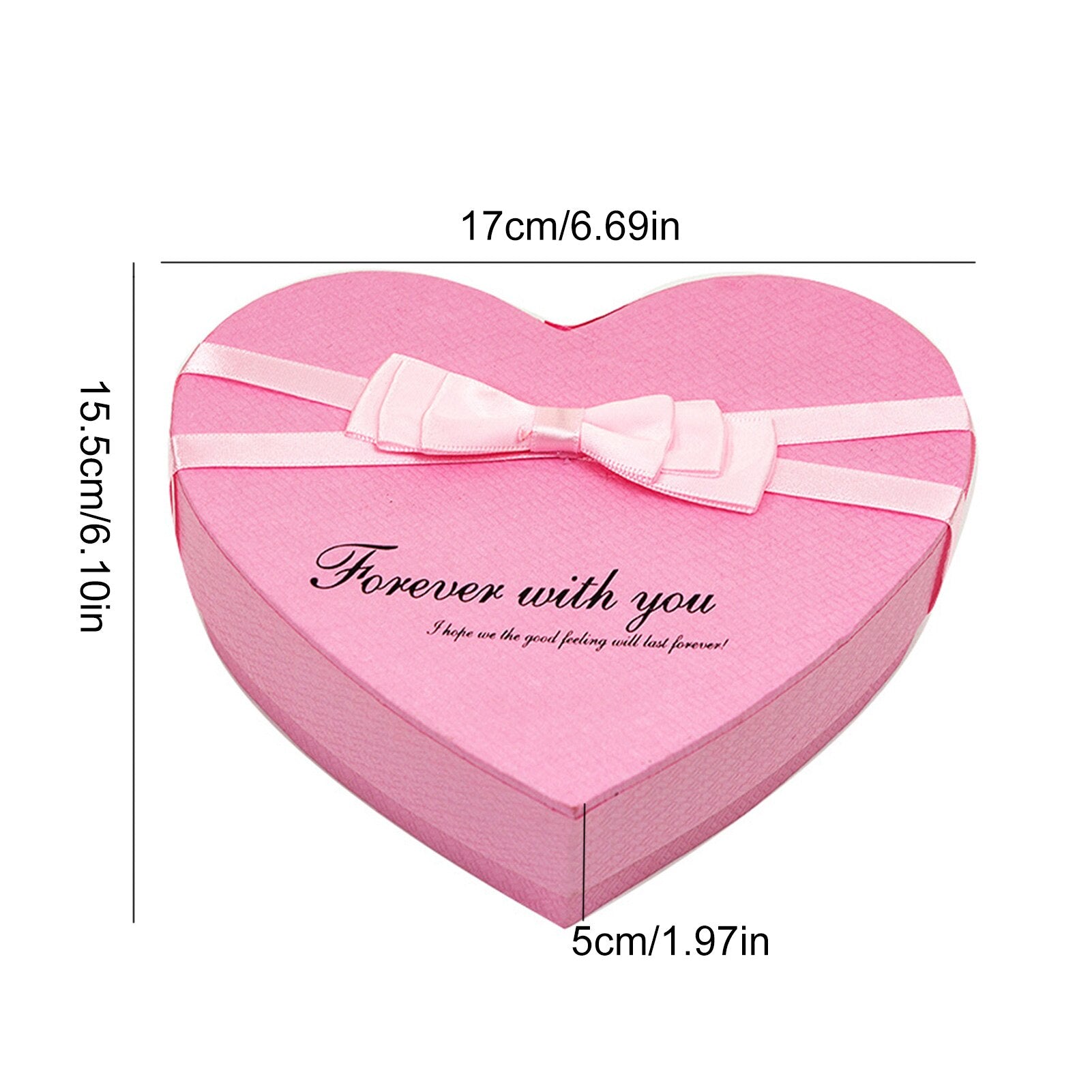 Heart-shaped Soap Flower Gift Box with Teddy Bear - Tortuna