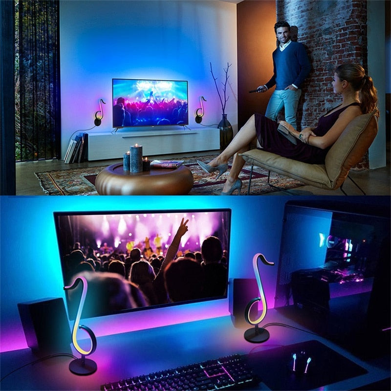 Smart Color Changing Music Note LED Light - Tortuna
