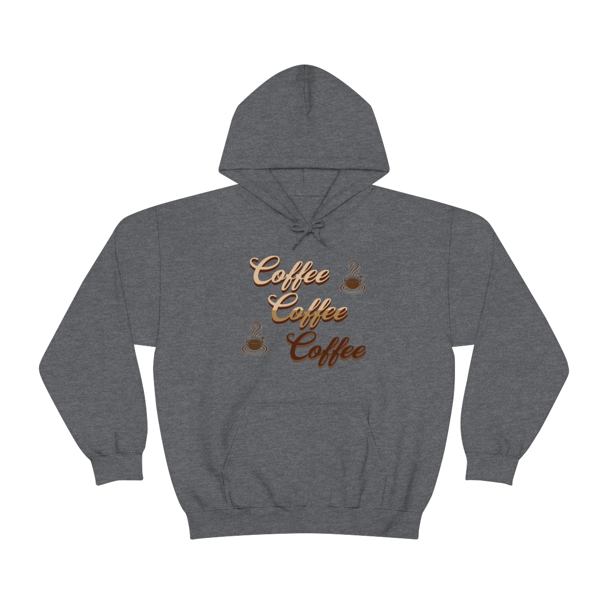 dark heather coffee coffee coffee hoodie