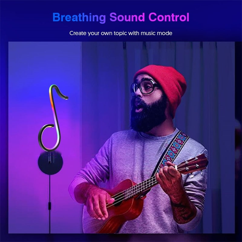 Smart Color Changing Music Note LED Light – Tortuna